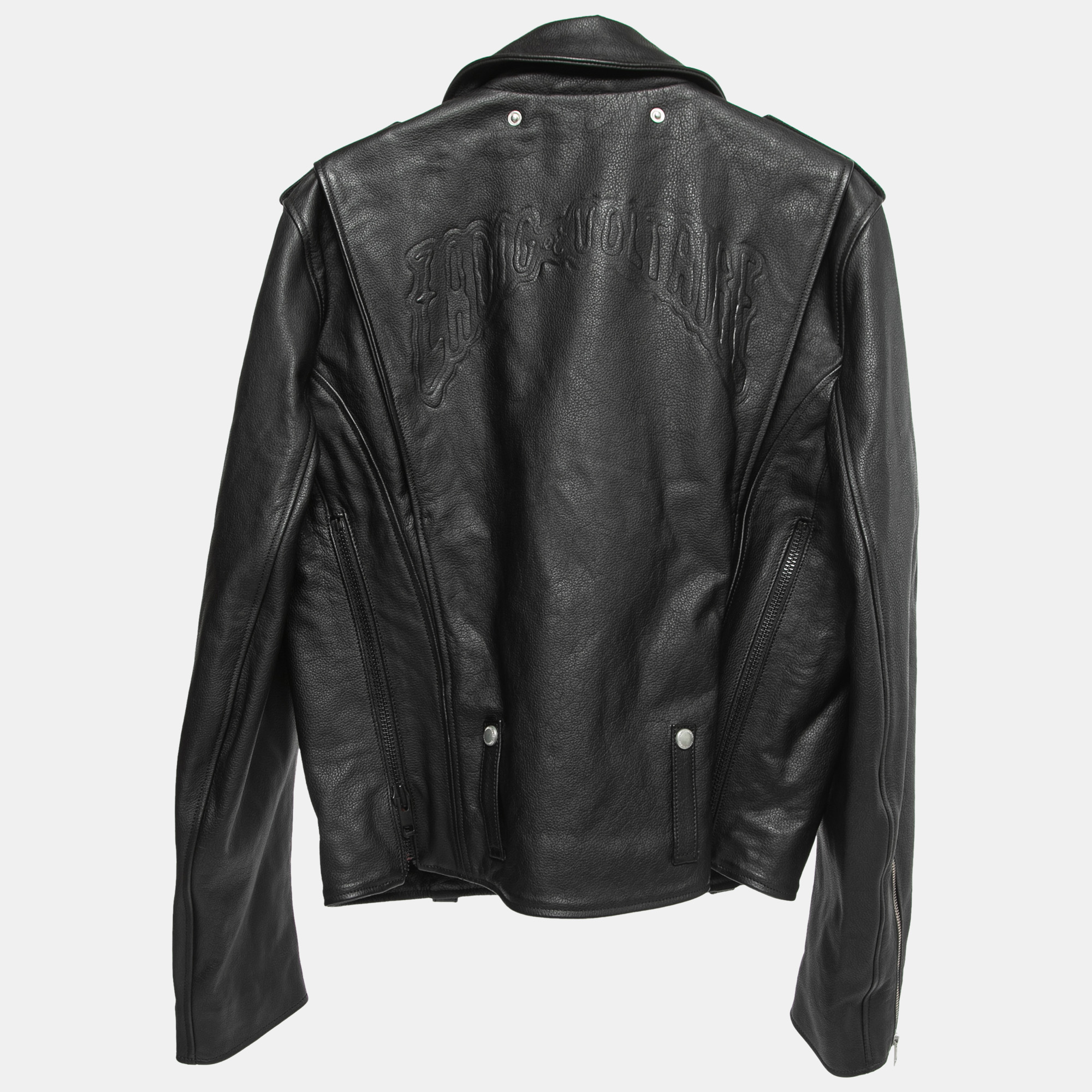 

Zadig & Voltaire Black Leather Louis Biker Jacket