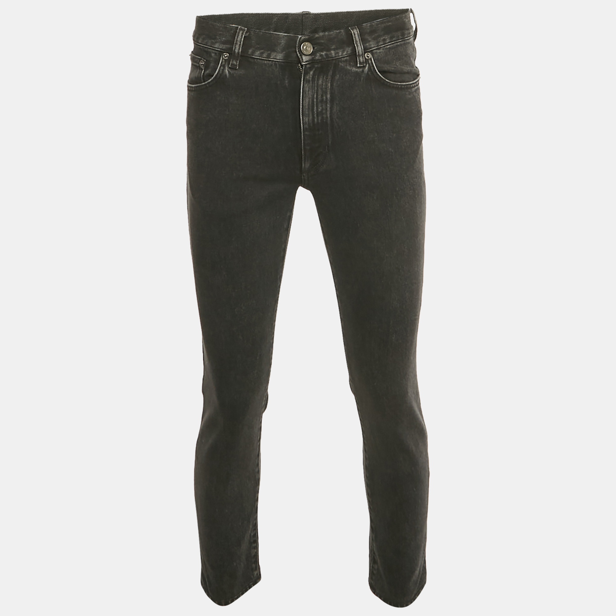 

Zegna Faded Black Denim Slim Fit Jeans M/Waist 30"