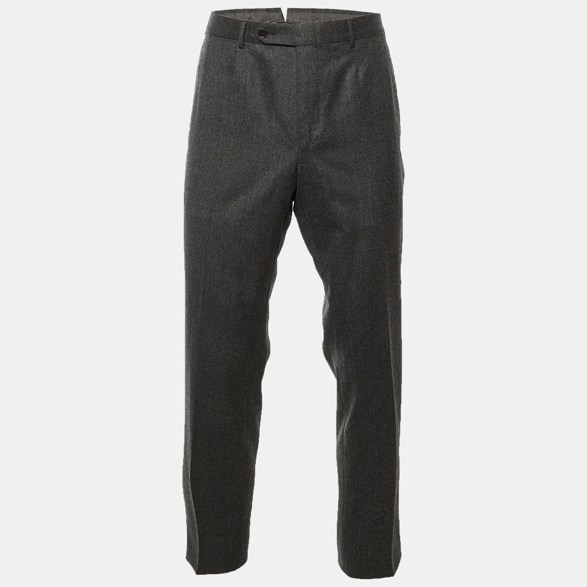 

Zegna Grey Wool Sumisura Pants 2XL