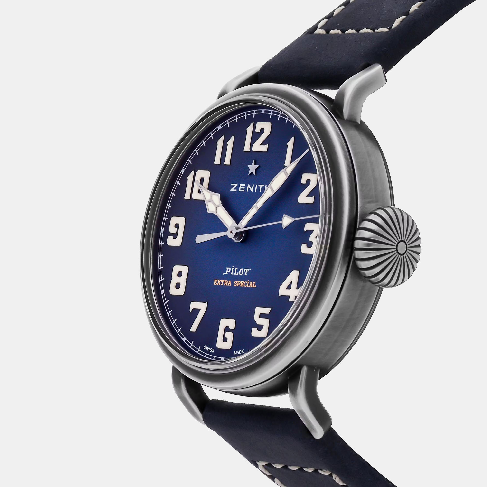 Pre-Owned Zenith Pilot Type Men`s Watch 40 mm 