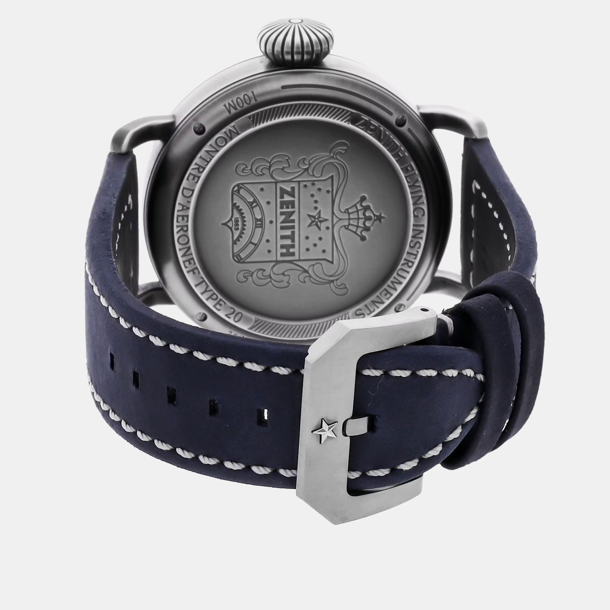 Pre-Owned Zenith Pilot Type Men`s Watch 40 mm 