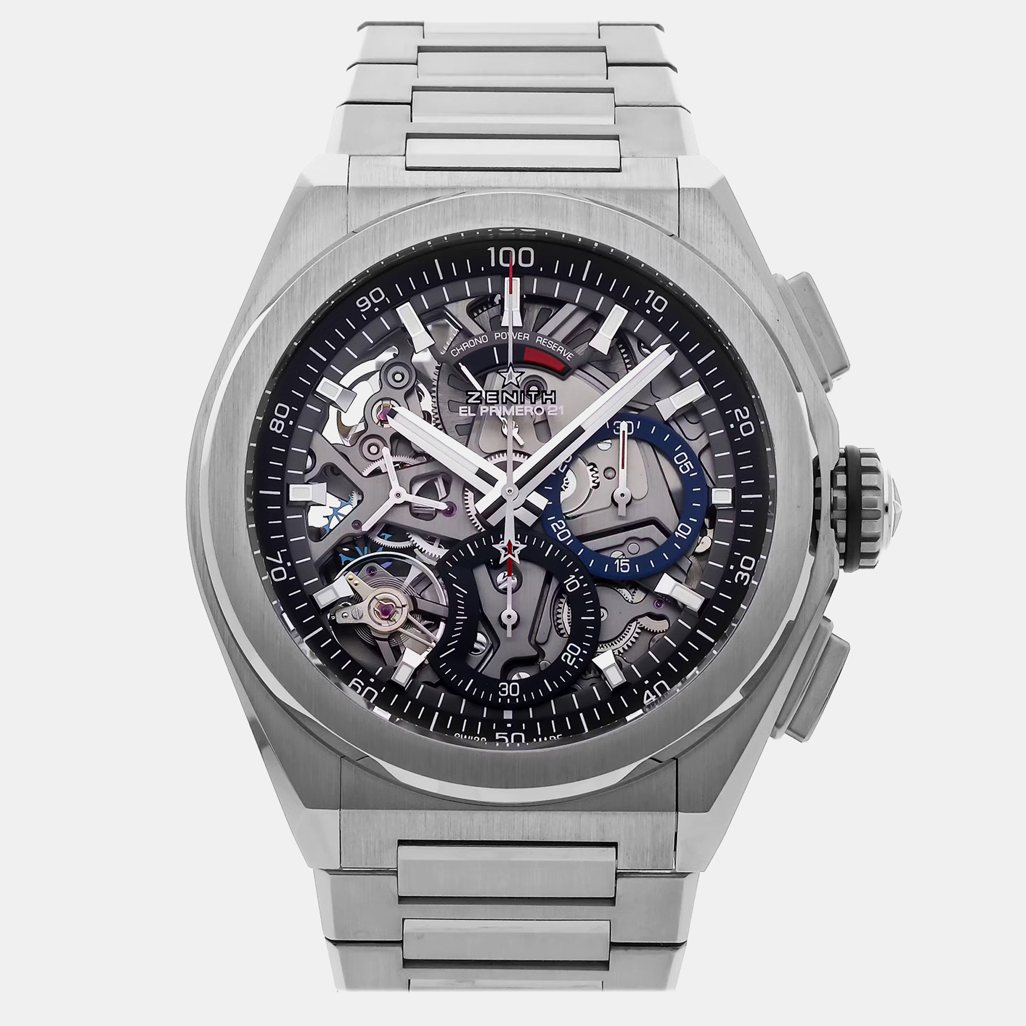 

Pre-Owned Zenith Defy El Primero 21 Chronograph 95.90000.9004/78.R582, Black