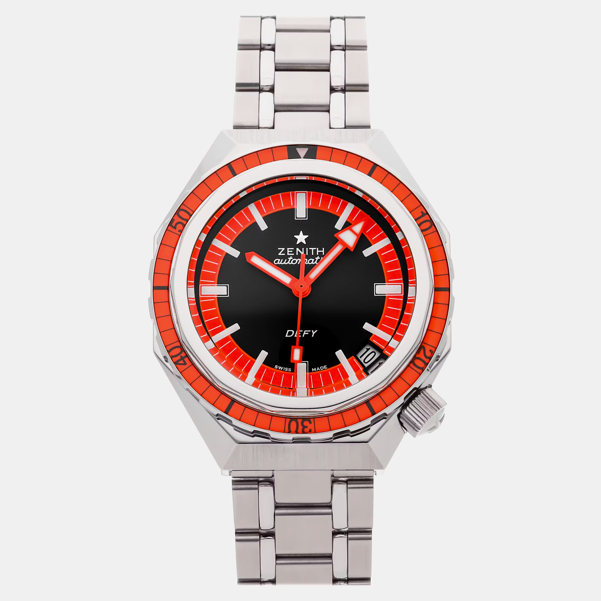 

Pre-Owned Zenith Defy Revival 03.A3648.670/21.M3648, Orange