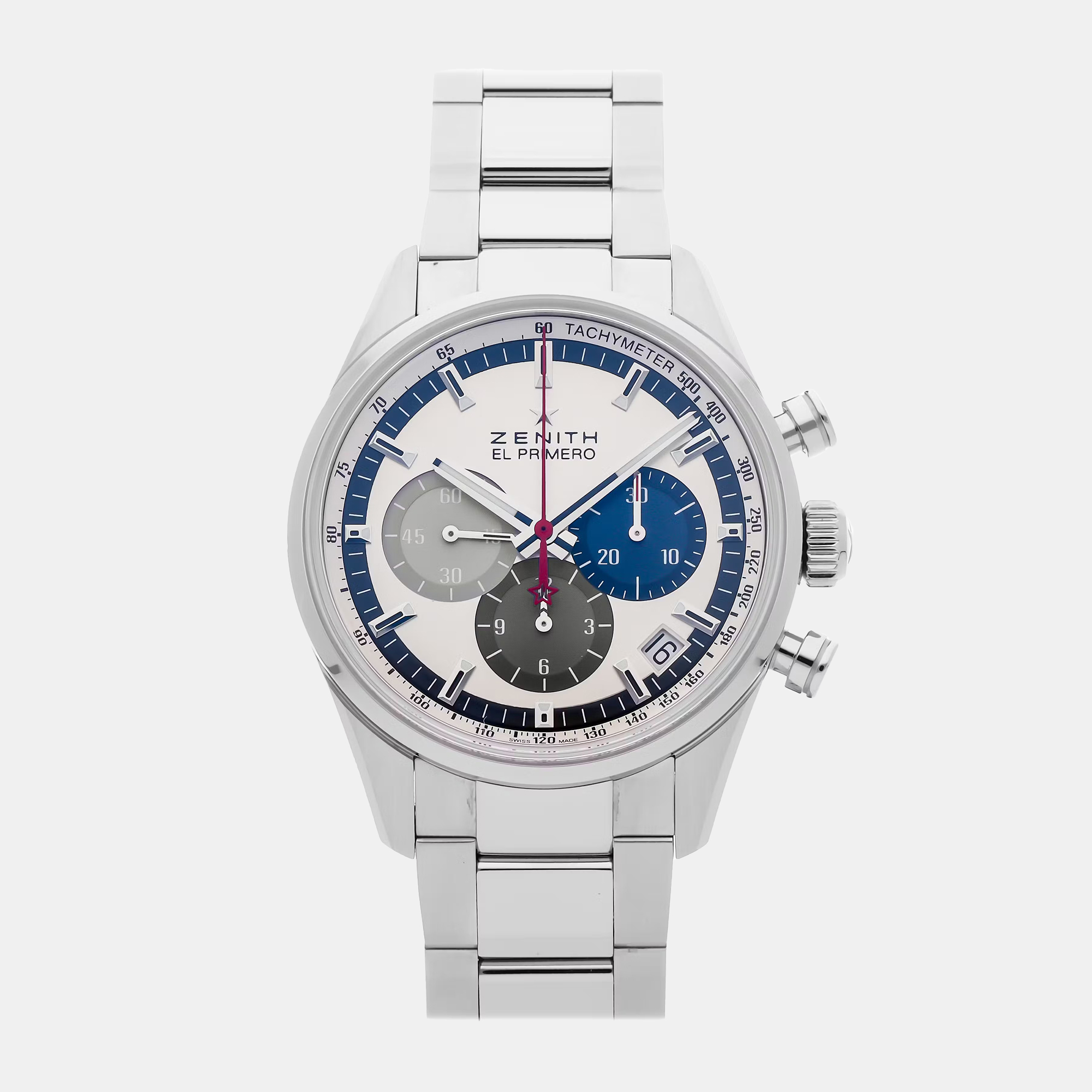 

Zenith El Primero 36'000 VpH Chronomaster 03.2150.400/69.M2150 Automatic Stainless Steel Silver Dial Men's Wristwatch 42mm