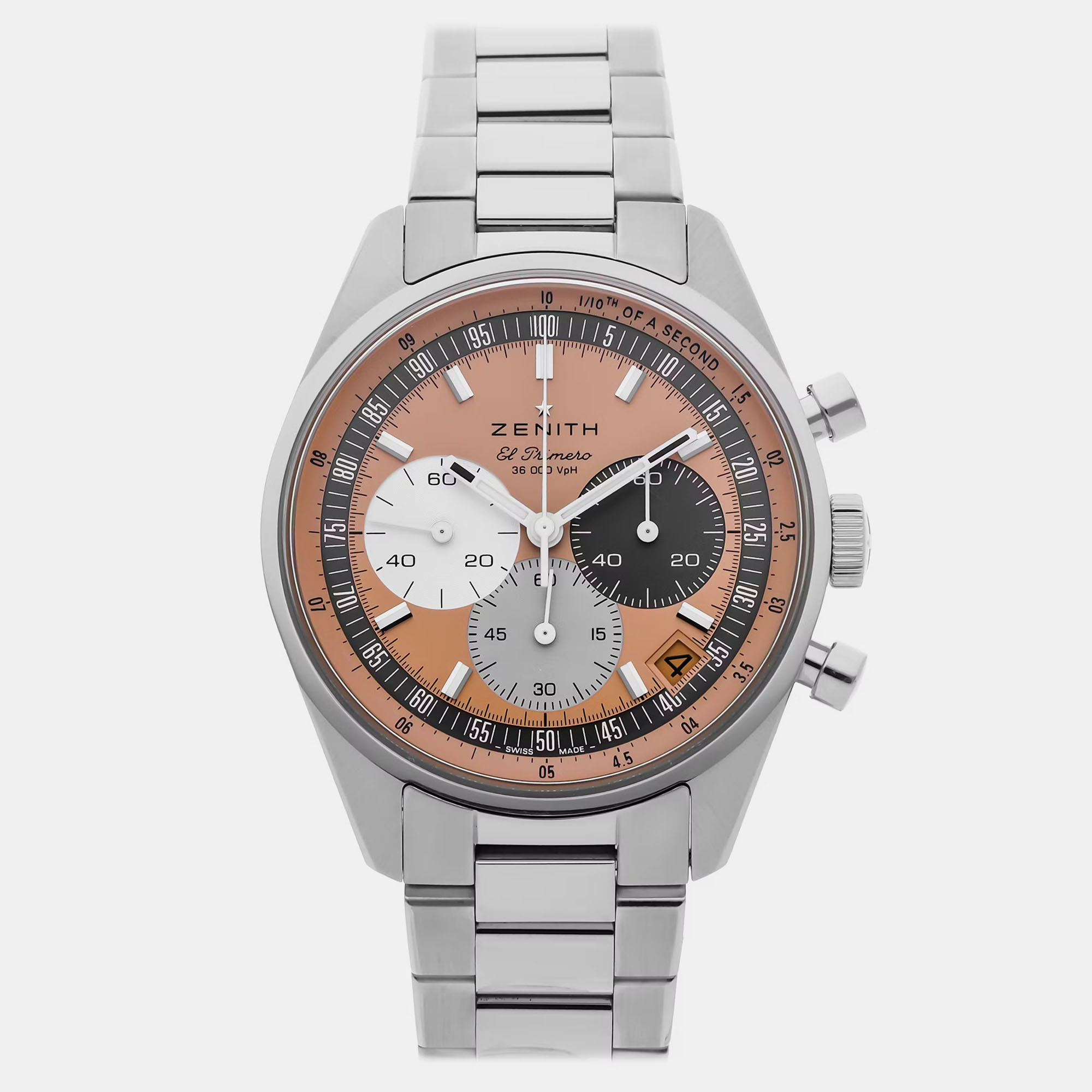

Pre-Owned Zenith Chronomaster Original Hodinkee Limited Edition 03.3201.3600/18.M3200, Orange