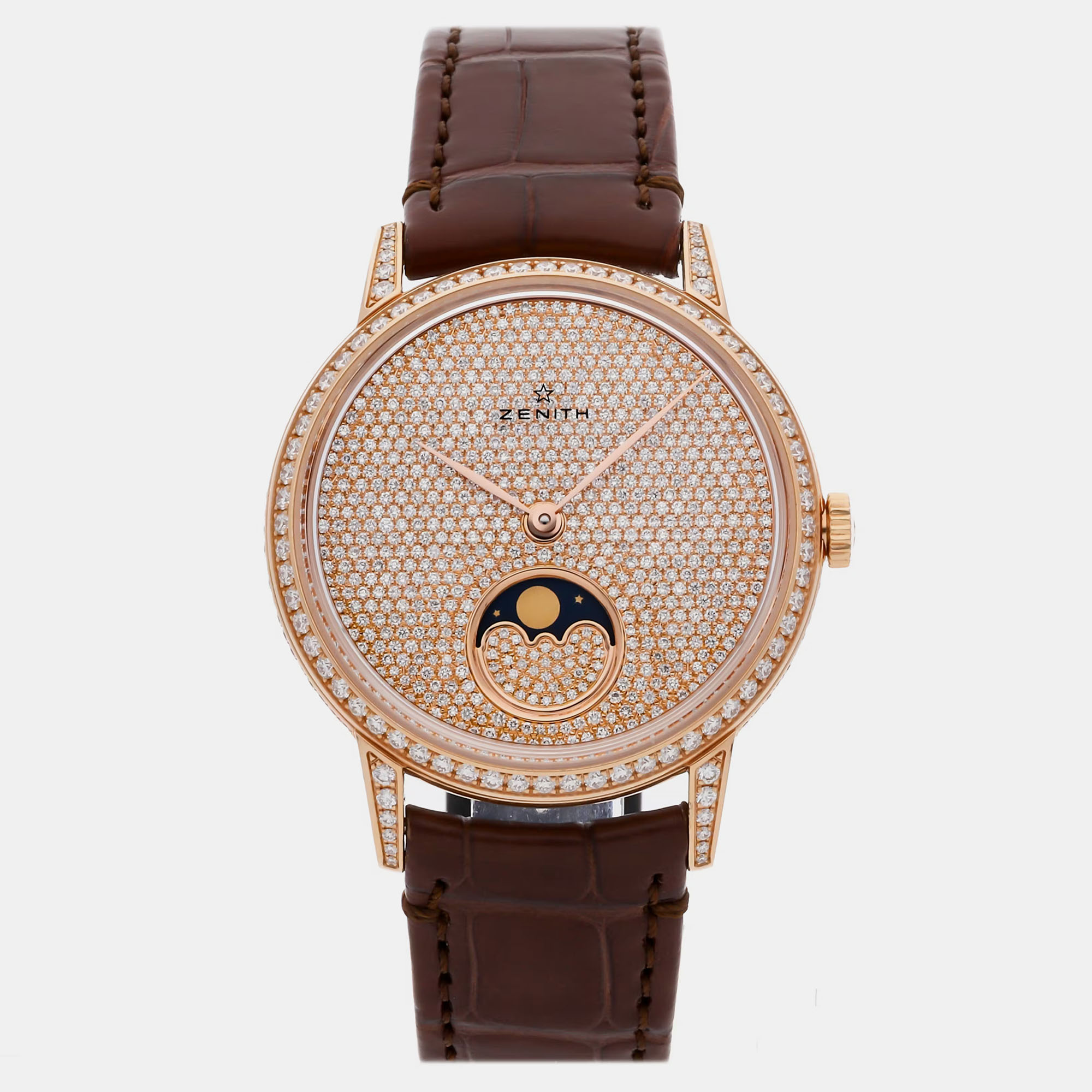 

Pre-Owned Zenith Elite Lady Moonphase 22.2320.690/79.C713 Automatic 36 mm, Transparent