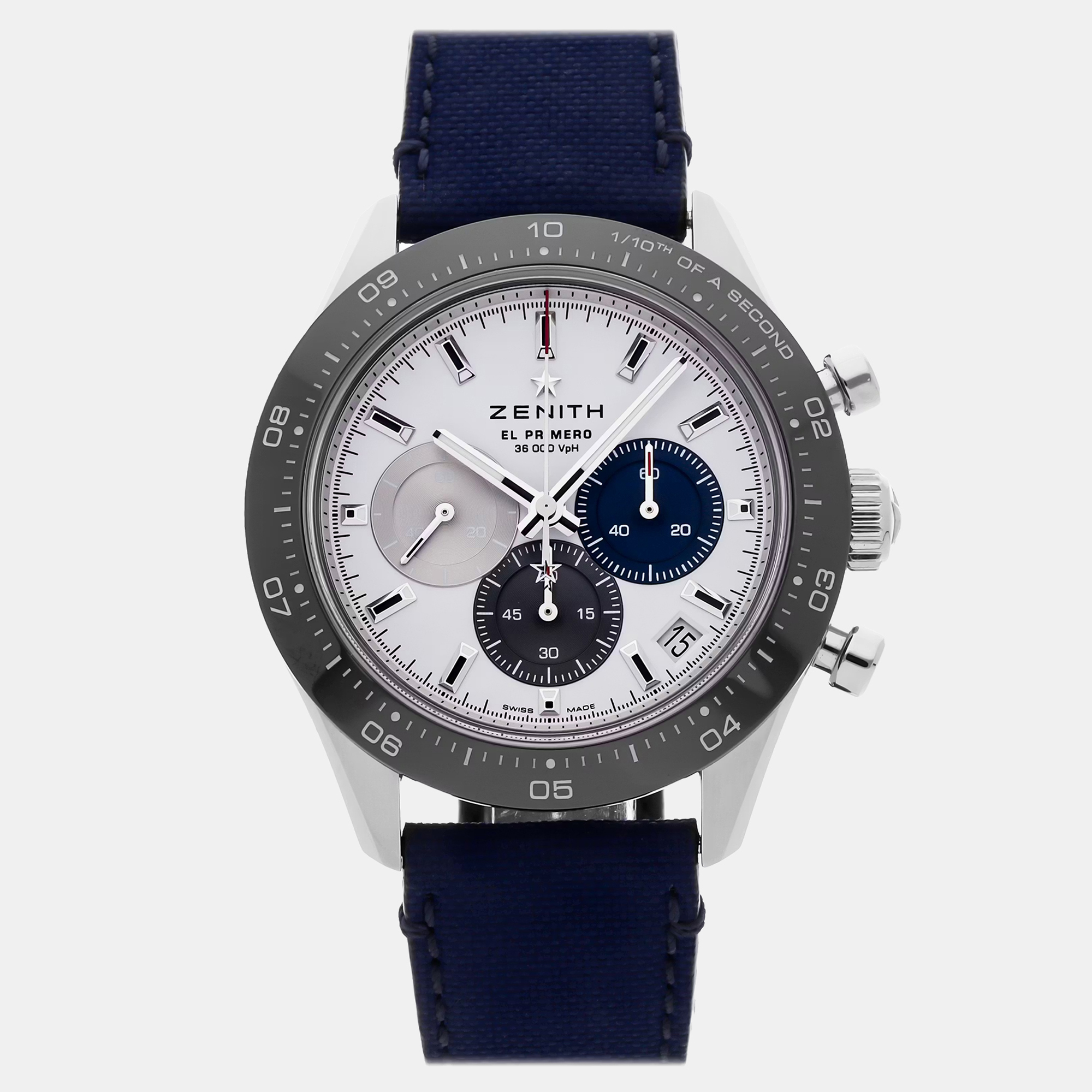 

Pre-Owned Zenith Chronomaster Sport 03.3100.3600/69.C823 White Automatic 1Stainless Steel Men's Wristwatch 41 MM