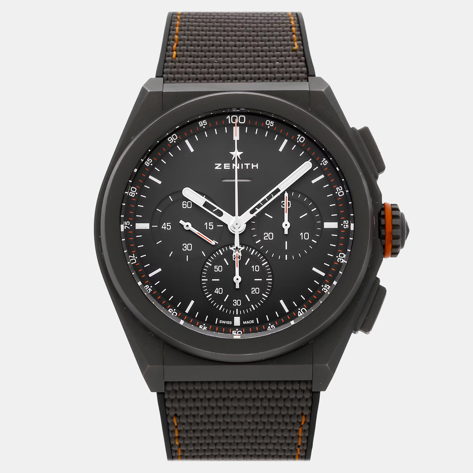 

Pre-Owned Zenith Defy 21 Chronograph 97.9000.9004/01.R787 Grey Automatic Titanium Men's Wristwatch 44 MM