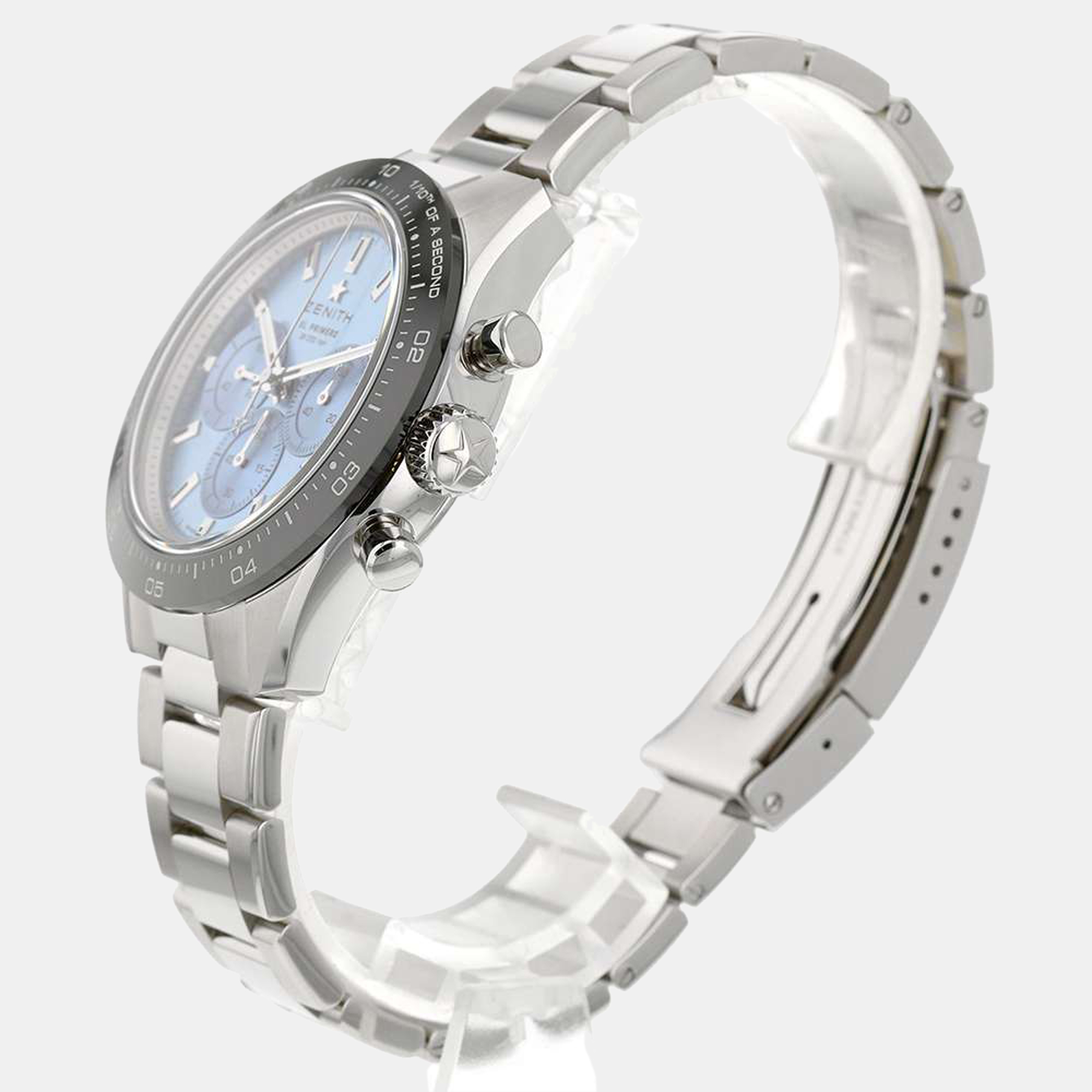 

Zenith Blue Stainless Steel Chronomaster 03.3105.3600/52.M3100 Automatic Men's Wristwatch 41 mm