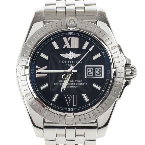 Breitling Navy Stainless Steel Cockpit Men's Wristwatch 41MM