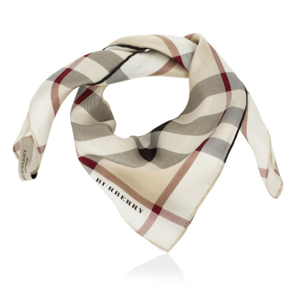 burberry silk square scarf