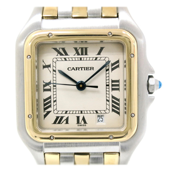 مملوكة مسبقًا Cartier Panthere 3 Rows MM Combi Boys Wristwatch