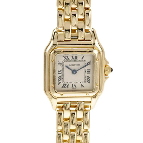 cartier 18k gold watch price