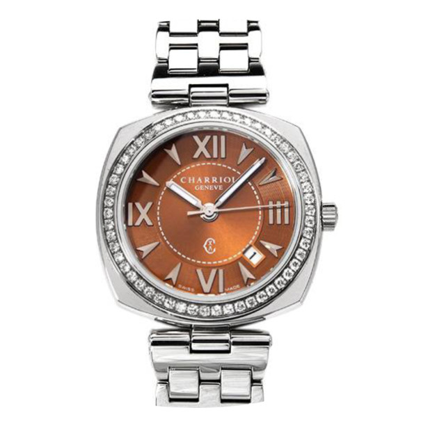 Pre Owned Charriol Alexl Swiss Movement Diamond Ladies Watch