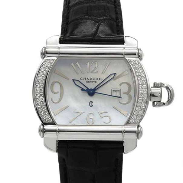 Charriol Swiss Movement Diamond 18K Gold Ladies Watch