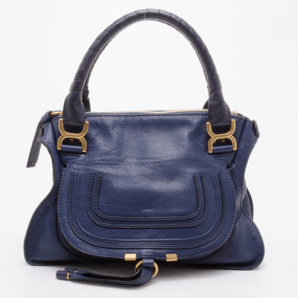 Pre Owned Chloe Marcie Bag in Royal Blue 