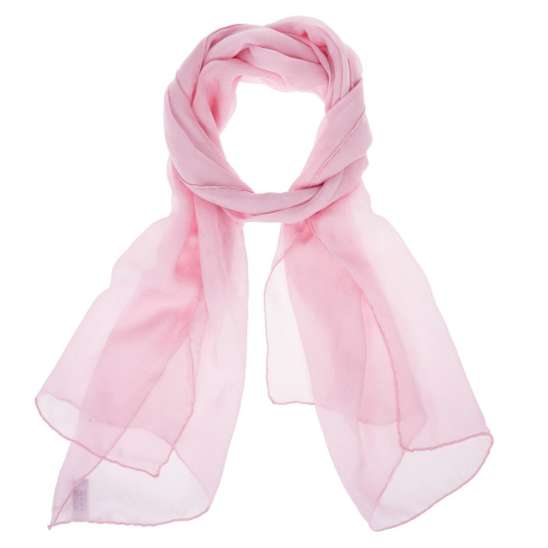 Pre Owned Dior Pink Silk Monogram Scarf