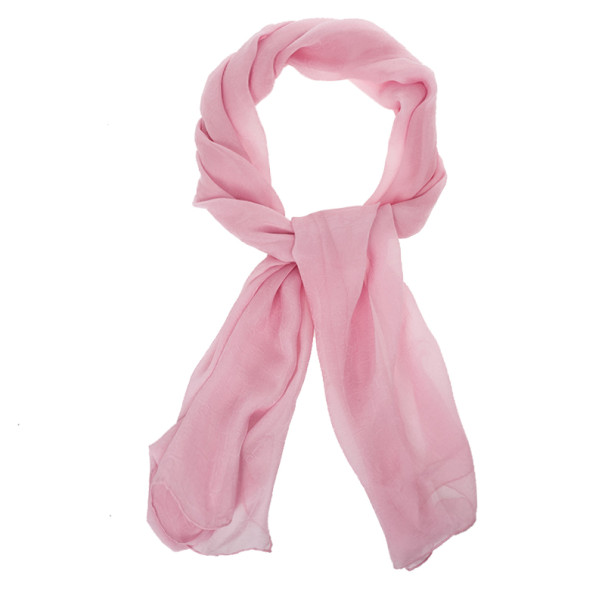 مملوكة مسبقًا Dior Pink Silk Monogram Scarf