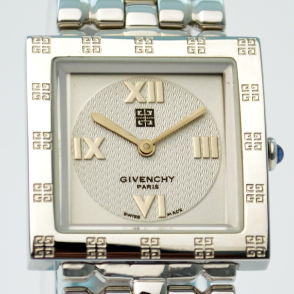 Pre Owned Givenchy Apsaras Ladies Wristwatch SS White