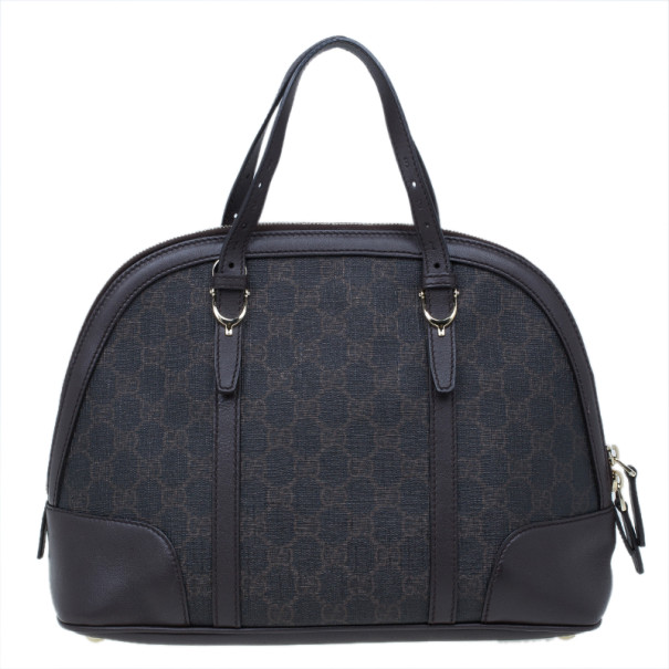 مملوكة مسبقًا Gucci Bright Diamante GG Leather Top Handle Boston Bag