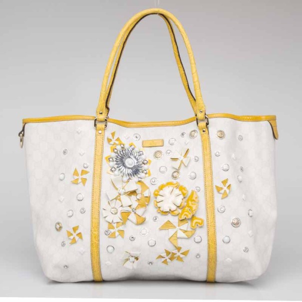 Pre Owned Gucci Monogram Tote