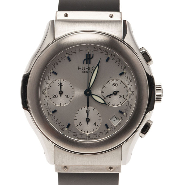 Hublot Silver Stainless Steel Fusion Men's Wristwatch 38MM