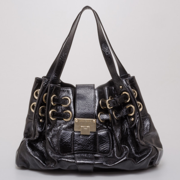 Jimmy Choo Black Patent Ramona Bag Jimmy Choo | TLC UAE
