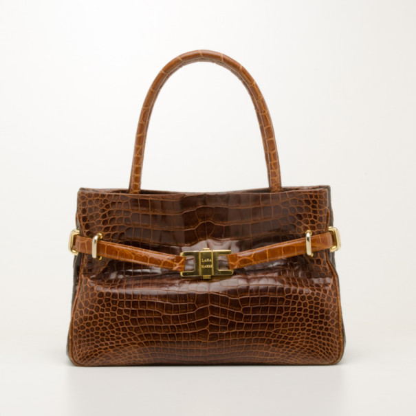 Lana Marks Medium Alligator Positano Tote