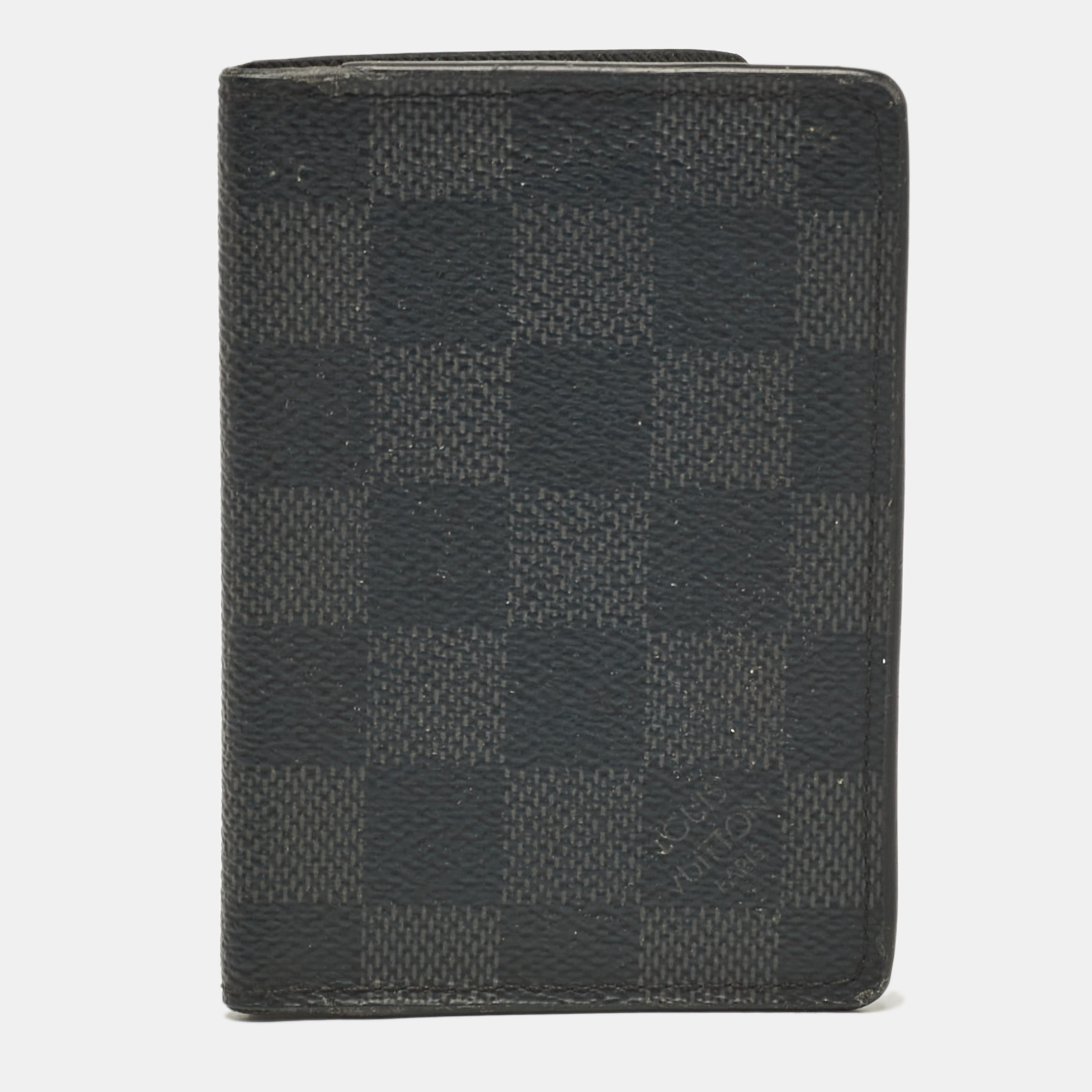 

Louis Vuitton Damier Graphite Canvas Pocket Organizer, Black