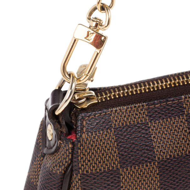 Louis Vuitton Eva damier Dark brown Cloth ref.343886 - Joli Closet