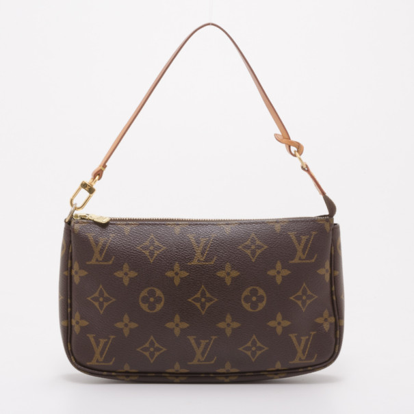 Pre Owned Louis Vuitton Monogram Pochette Accessories Shoulder Bag