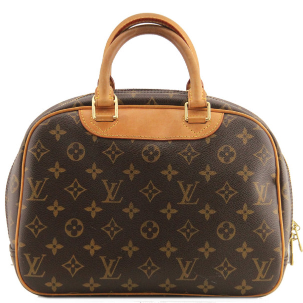 Louis Vuitton Monogram Trouville M42228 Brown Cloth ref.1007301