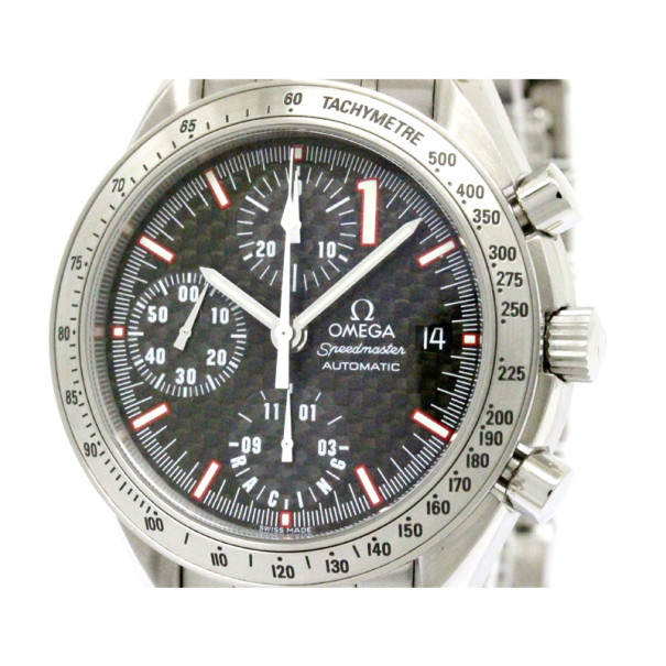 Omega Stainless Steel Speedmaster Michael Schumacher Men's Wristwatch 39MM