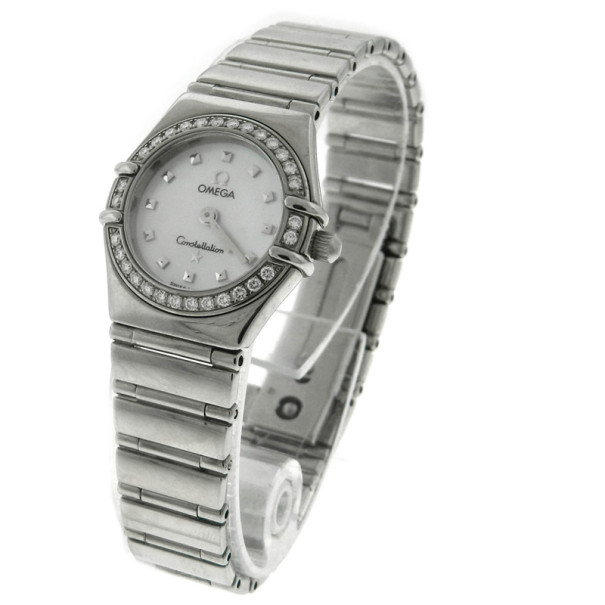 Omega Constellation Mother of Pearl Insignia Diamond Watch Ladies