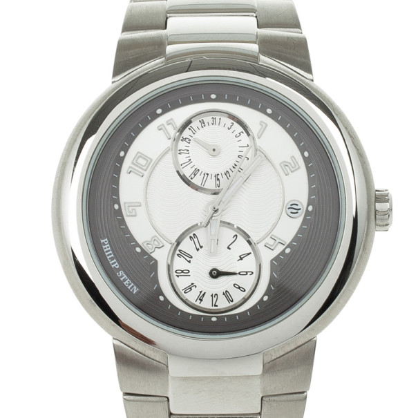 Philip Stein Active 31-AW-SS GMT Quartz Mens Wristwatch 38 MM