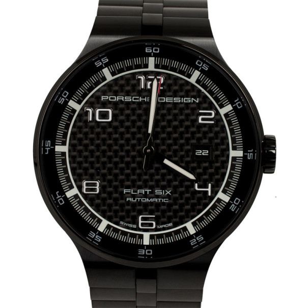 Porsche Design Stainless Steel P6350 Flat Six Mens Wristwatch 44MM ...