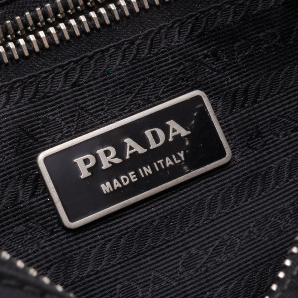 Prada Black Tessuto Nylon Pochette, myGemma