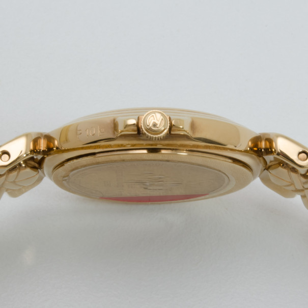 

Rama Swiss Watch Jubilee Gold Plated with Date Ladies Wristwatch, Black