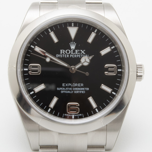 Pre Owned Rolex Oyster Perpetual SS Mens Watch