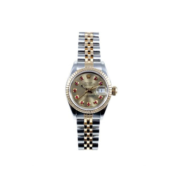 Rolex Women's Datejust SS Yellow Gold Wristwatch