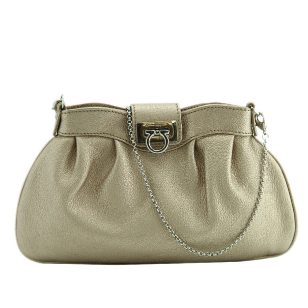 مملوكة مسبقًا Salvatore Ferragamo Mini Gold Shoulder bag