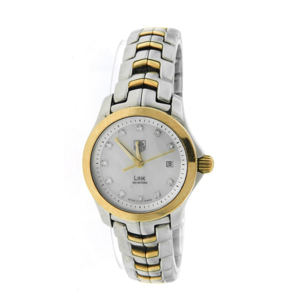 Tag heuer link gold cheap