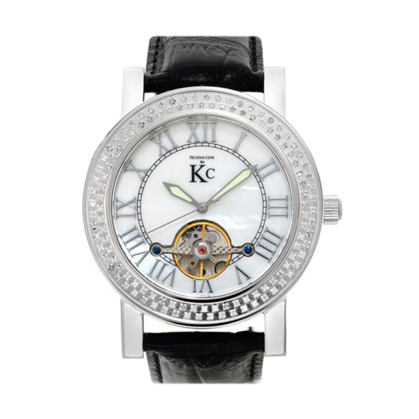 Techno Com Automatic Movement Diamond Mens Wristwatch