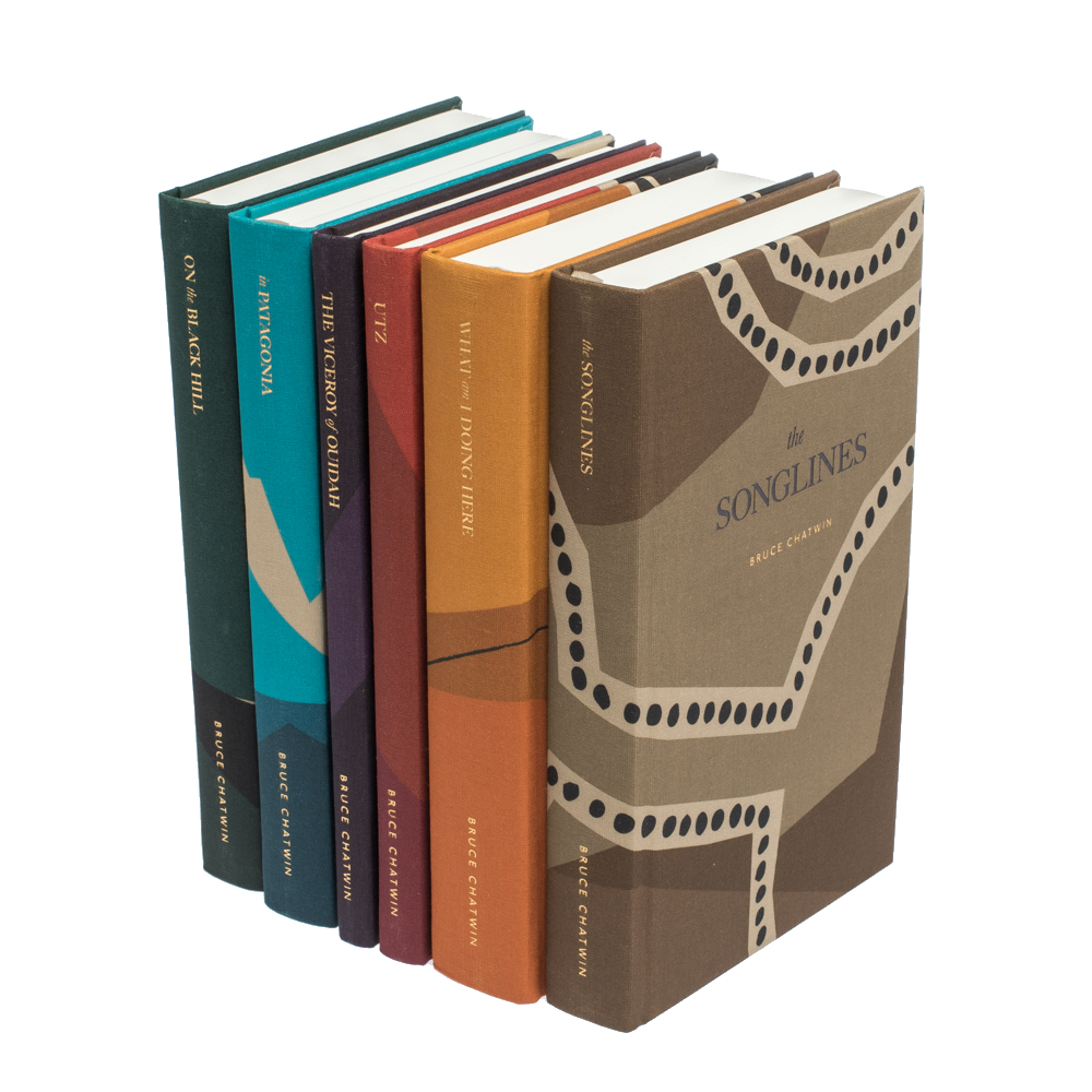 Burberry Multicolor Limited Edition 124/280 "Book Covers & Bruce Chatwin" Set of 6 Books
