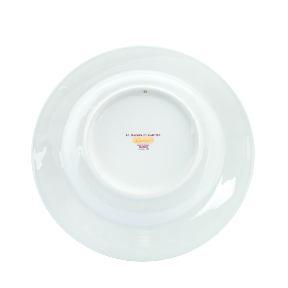 

Cartier La Maison De Cartier Limoges Plate Set, White