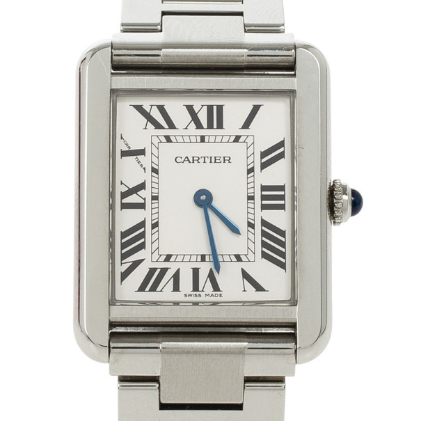 Cartier Tank Solo Small Stainless Steel Unisex Wristwatch 31 MM