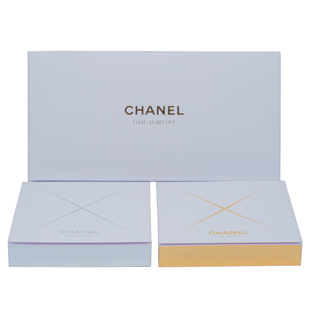 

Chanel Notepad Set, White