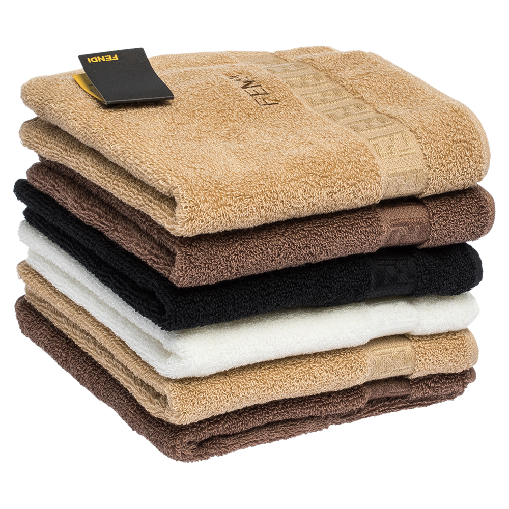 Fendi Terry Cotton Mini Hand Towel 6 Pcs Set Fendi | TLC