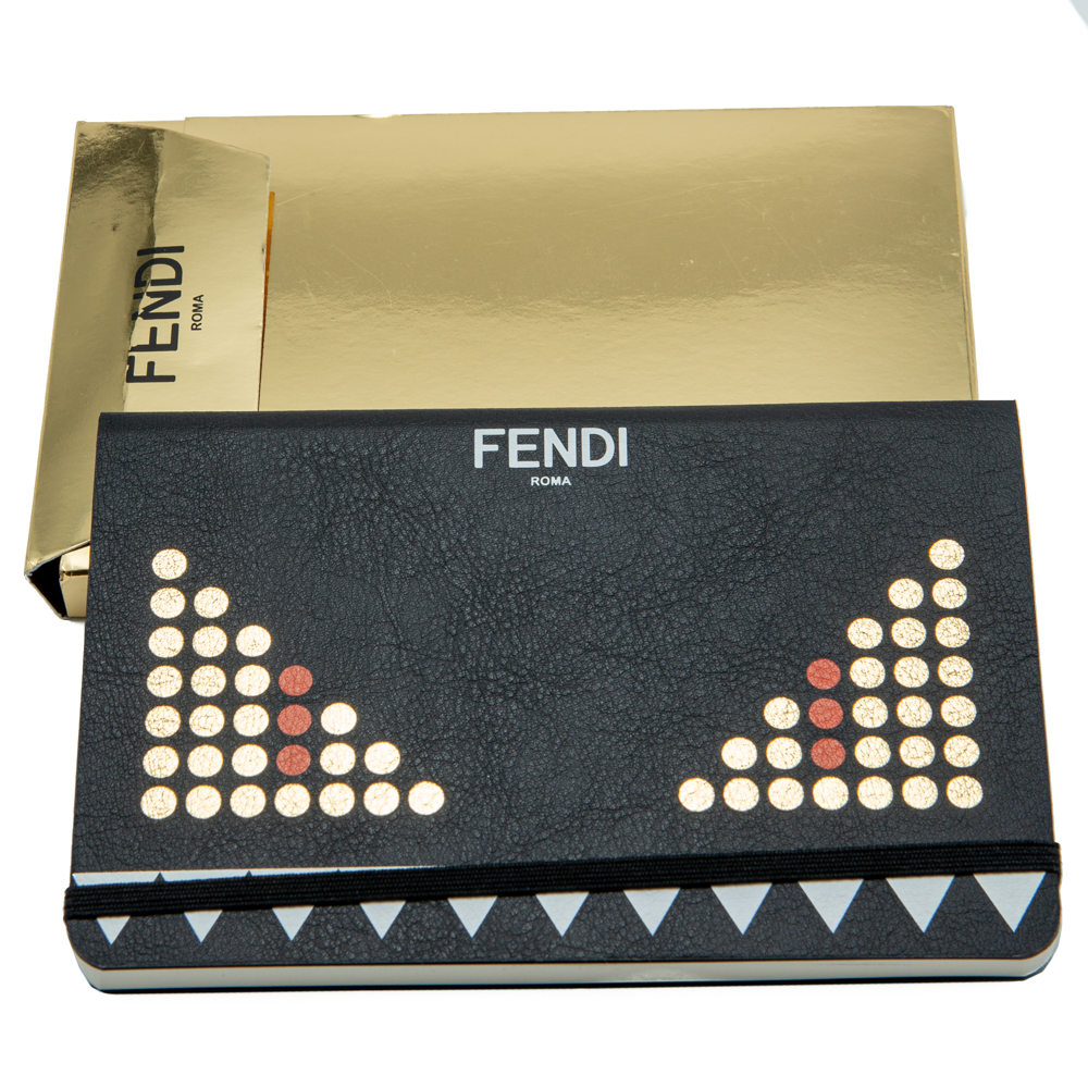 

Fendi Stickers Notebook, Black