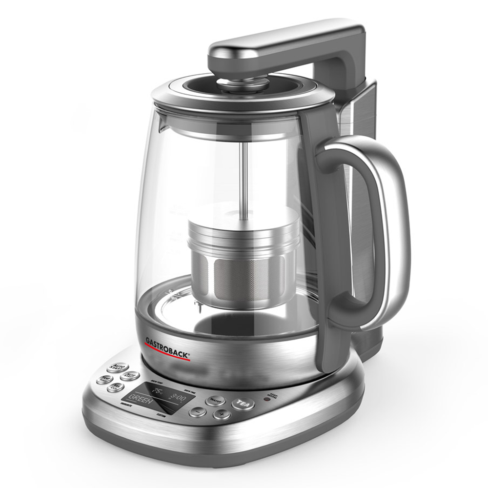 

Gastroback Design Automatic Tea-Maker Advanced Plus (Available for UAE Customers Only, Silver